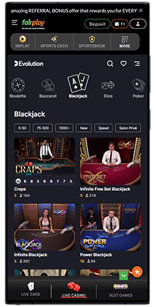 fairplay blackjack