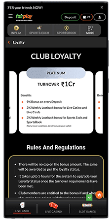 fairplay loyalty club