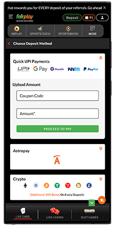 fairplay payment methods